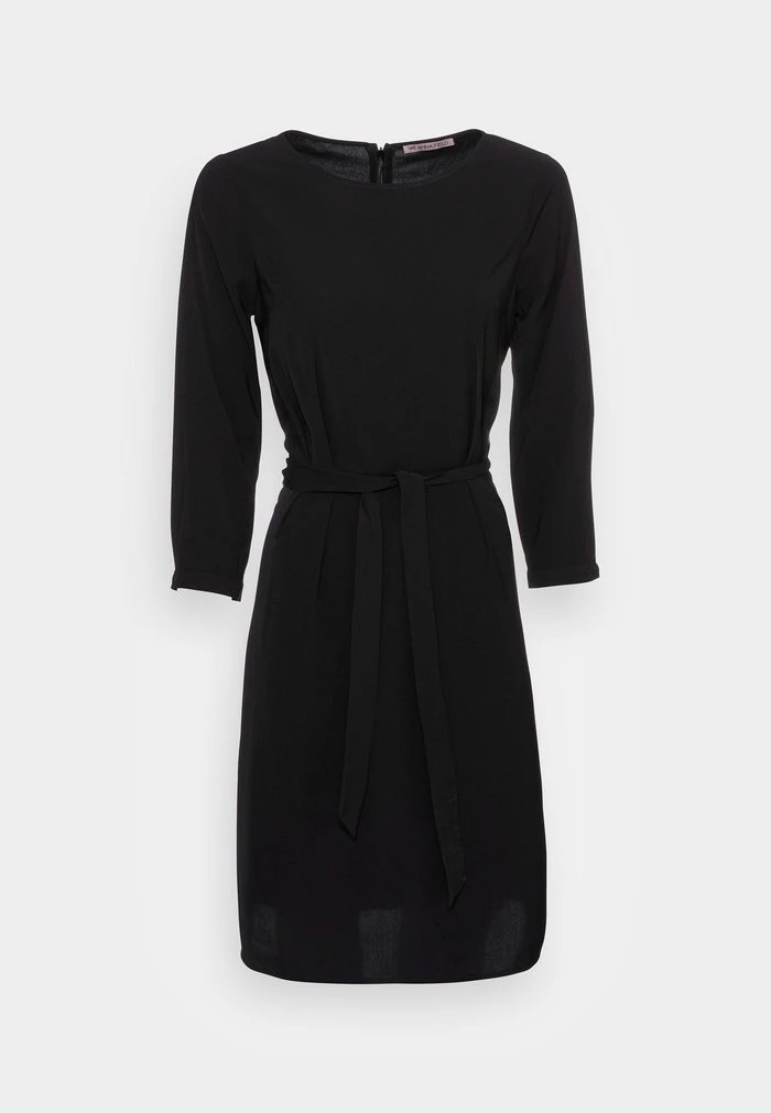 Peignoir ANNA FIELD Anna Field Woven 3/4 Sleeve Belted Dress Noir Femme | DSS-1467852